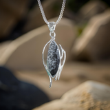 Dendritic Opal Pendant Sterling Silver