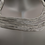 Sterling Silver Chain 24 inch Adjustable HRB-24-A-RH