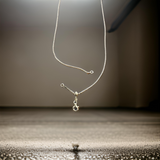 Sterling Silver Chain 24 inch Adjustable HRB-24-A-RH