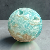 Blue Aragonite Sphere