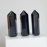 Black Obsidian Standing Tower