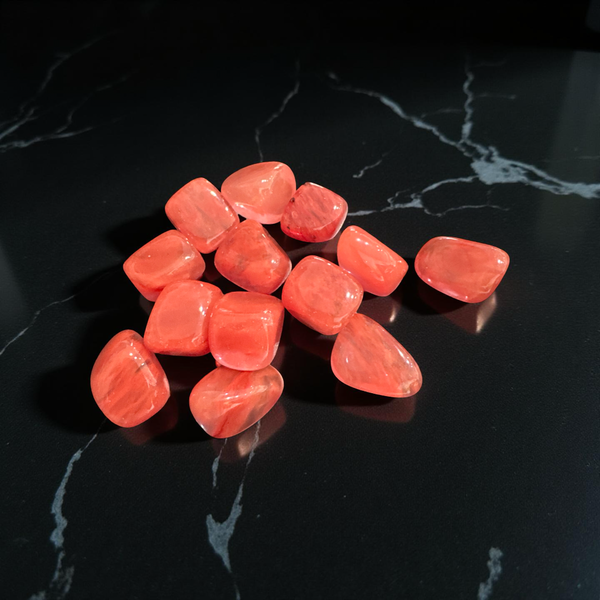 Strawberry Obsidian Tumbled Stones