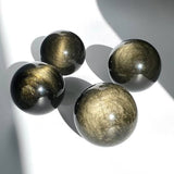 Gold Sheen Obsidian Sphere