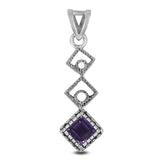 Amethyst Gemstone Pendant