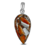 Natural Orange Spiny Oyster Pendant