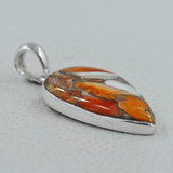 Natural Orange Spiny Oyster Pendant