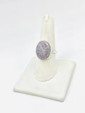 Sterling Silver Lepidolite Rings Size 9