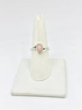 Pink opal Size 9 Rings Sterling Silver