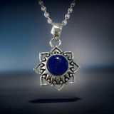 Lapis Pendant Sterling Silver