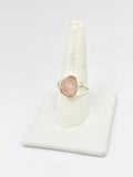 Sterling Silver Morganite Rings Size 10