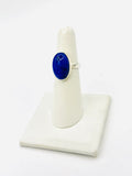 Sterling Silver Lapis Lazuli Rings Size 6