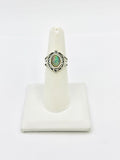 Sterling Silver Ethiopian Opal Rings Size 6