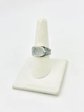 Sterling Silver Moonstone Rings Size 9