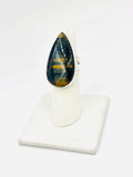 Sterling Silver Tiger’s Eye Rings Size 6