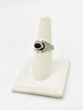 Garnet Size 8 Rings Sterling Silver