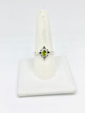 Sterling Silver Peridot Size 10 Rings