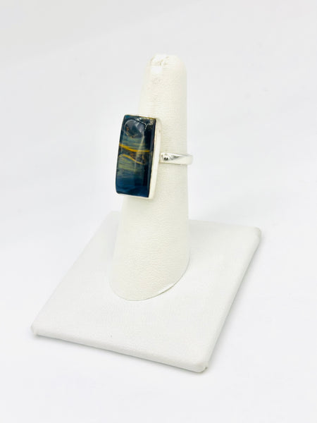 Sterling Silver Pietersite Rings Size 6