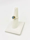 Sterling Silver Labradorite Rings Size 8