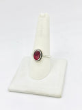 Garnet Size 10 Rings Sterling Silver