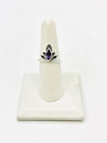 Amethyst Size 8 Rings Sterling Silver