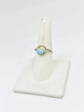 Larimar Size - 9 Rings Sterling Silver