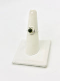 Watermelon tourmaline Size-7 Rings Sterling Silver
