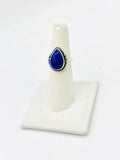 Sterling Silver Lapis Lazuli Rings Size 6