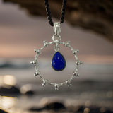 Lapis Pendant Sterling Silver