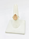 Rose Quartz Size 9 Rings Sterling Silver