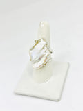 Pearl Size - 9 Rings Sterling Silver