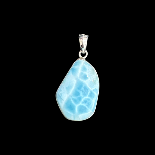 Sterling Silver Larimar Pendant