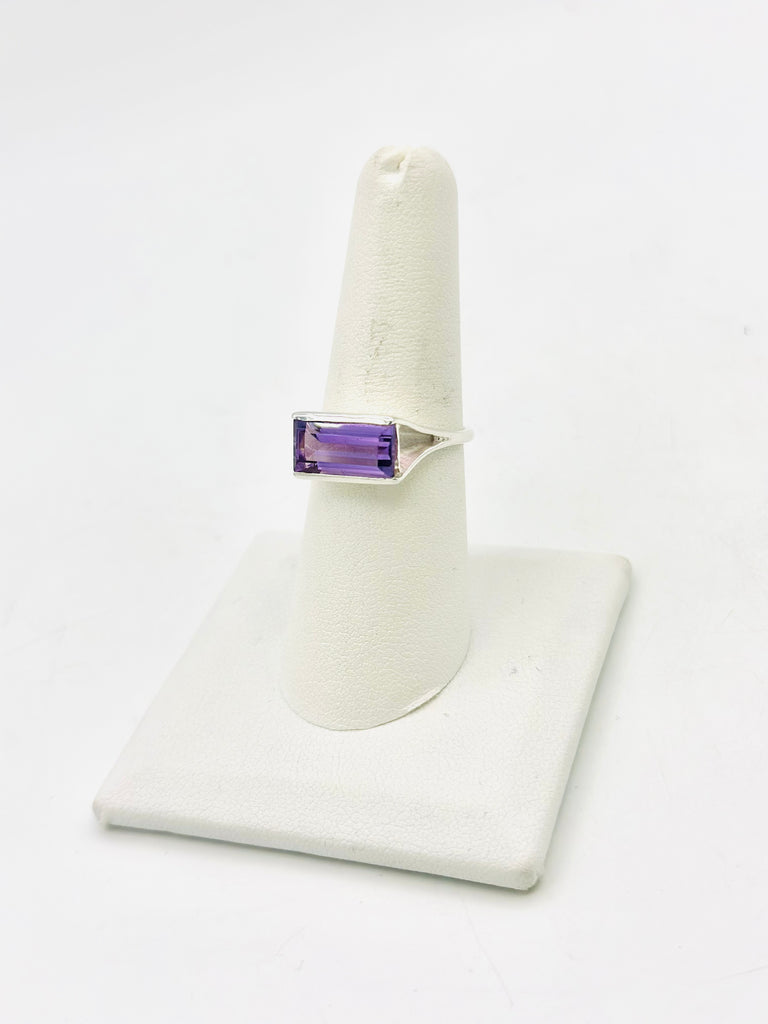 Amethyst Size 9 Rings Sterling Silver