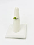 Peridot Size-7 Rings Sterling Silver