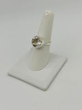 Clear Quartz Size 7 Rings Sterling Silver