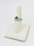 Sterling Silver Labradorite Rings Size 8