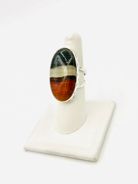 Polychrome Jasper Ring