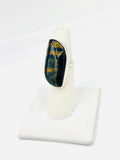 Sterling Silver Tiger’s Eye Rings Size 6