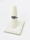 Amethyst Size 8 Rings Sterling Silver
