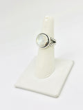 Sterling Silver Moonstone Rings Size 6