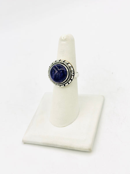 Charoite Size 7 Rings Sterling Silver