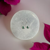 Emerald Earring Sterling Silver