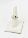 Sterling Silver Moonstone Rings Size 9