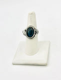 Sterling Silver Labradorite Rings Size 8