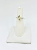 Sterling Silver Herkimer Rings Size 6