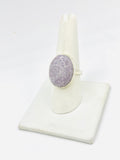 Sterling Silver Lepidolite Rings Size 10