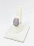 Sterling Silver Lepidolite Rings Size 10