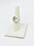 Crystal quartz Size 8 Rings Sterling Silver