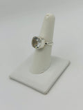 Clear Quartz Size 7 Rings Sterling Silver