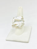 Sterling Silver Fresh Water Pearl Rings Size 10