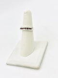 Sterling Silver Garnet Rings Size 7